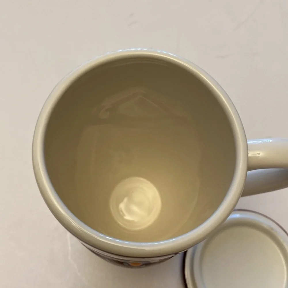 Gorham Polly Put the Kettle On Mug with Lid NWOT
